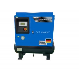 10hp/200l skruekompressor CCS 10A200T  230V 3fas