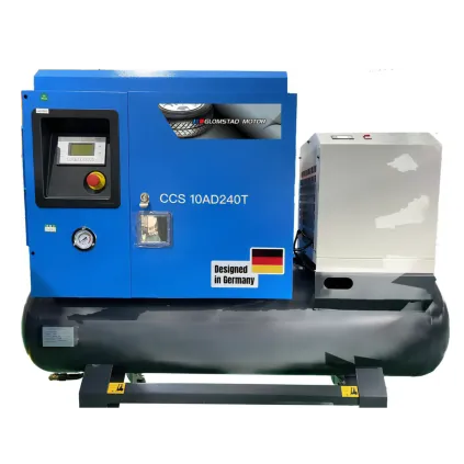 3x230V - 10hp/240l/tørke frekvensstyrt skruekompressor   CCS 10AD240T