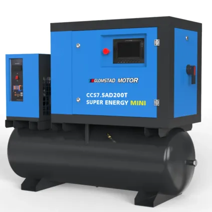 3x400V - 7.5hp/200l/tørke  frekvensstyrt CCS 7.5AD200XT