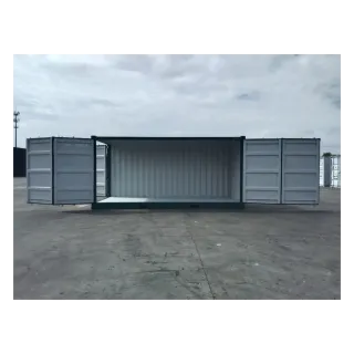 20 Container med bakdør  full sideåpning