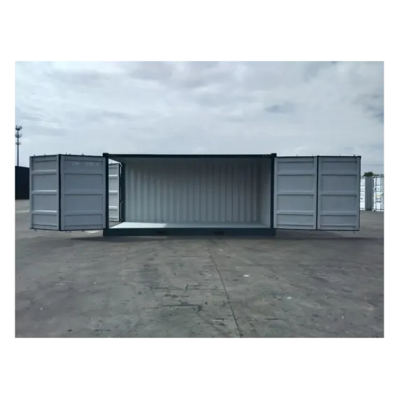20 Container med bakdør  full sideåpning