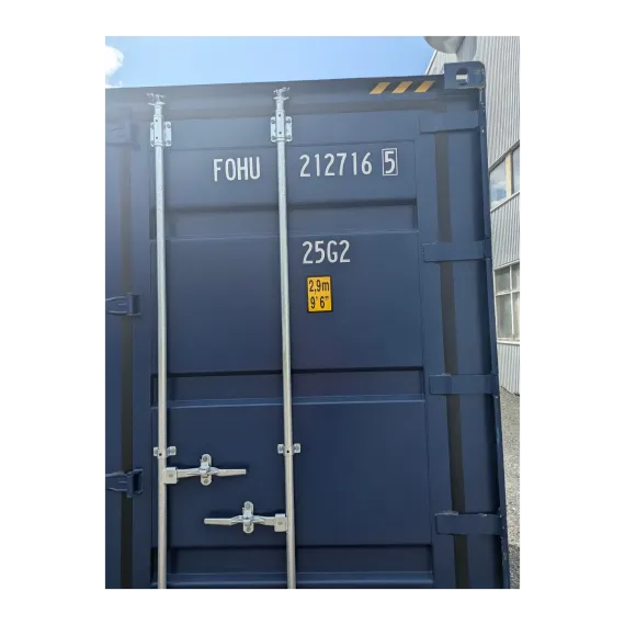 20 Container med bakdør  full sideåpning