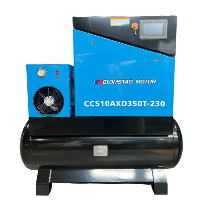 10hp/350 frekvensstyrt  skruekompressor  med tørke CCS 10AXD350T